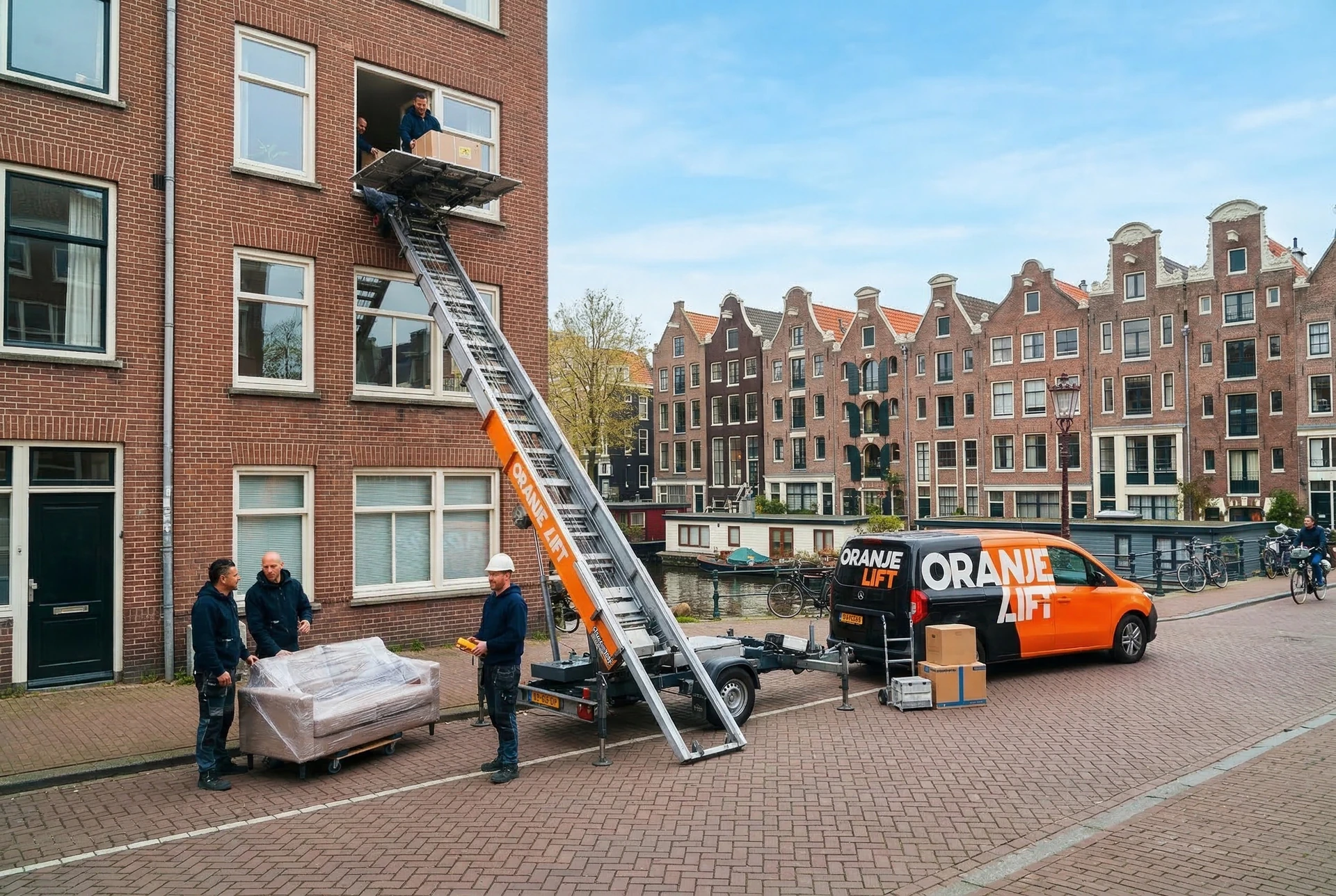 Verhuislift bij woning Eindhoven