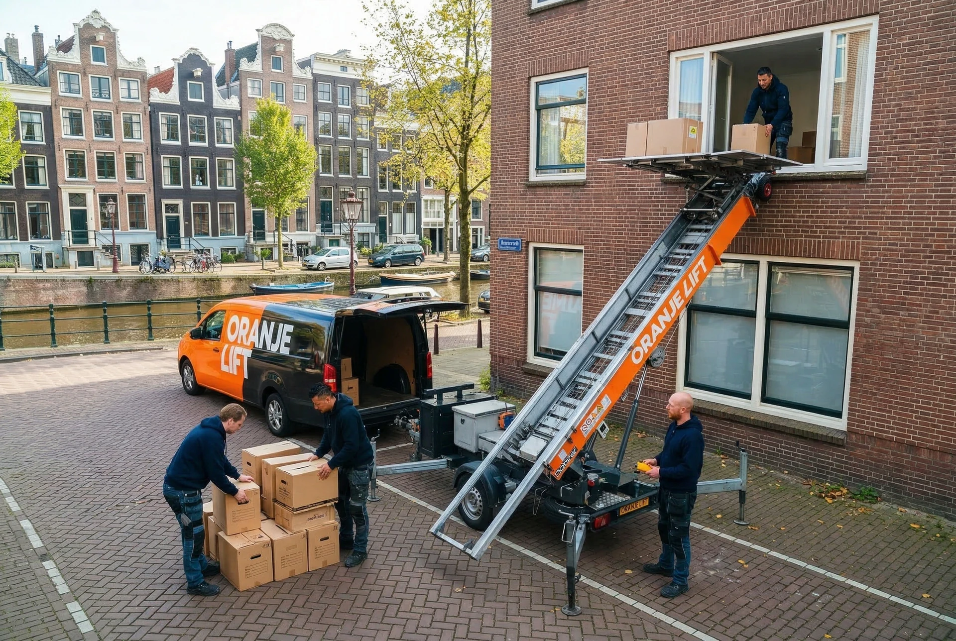 Verhuislift bij appartement Eindhoven